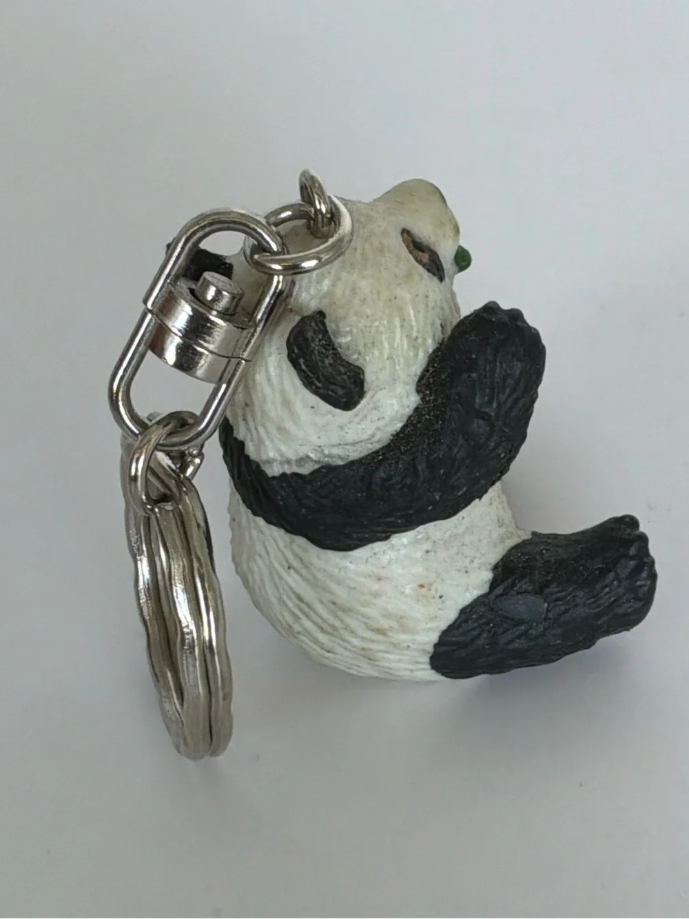 Panda Keychain Pet Accessory in Black and White